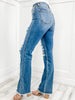 Judy Blue HAYDEN High Rise Distressed Fray Hem Bootcut Jeans