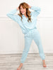 Hamptons Travel Active/Loungewear Set in Blue