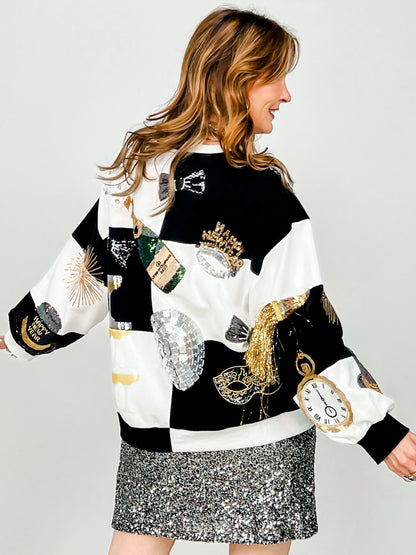 Queen Of Sparkles NYE Icon Sweatshirt