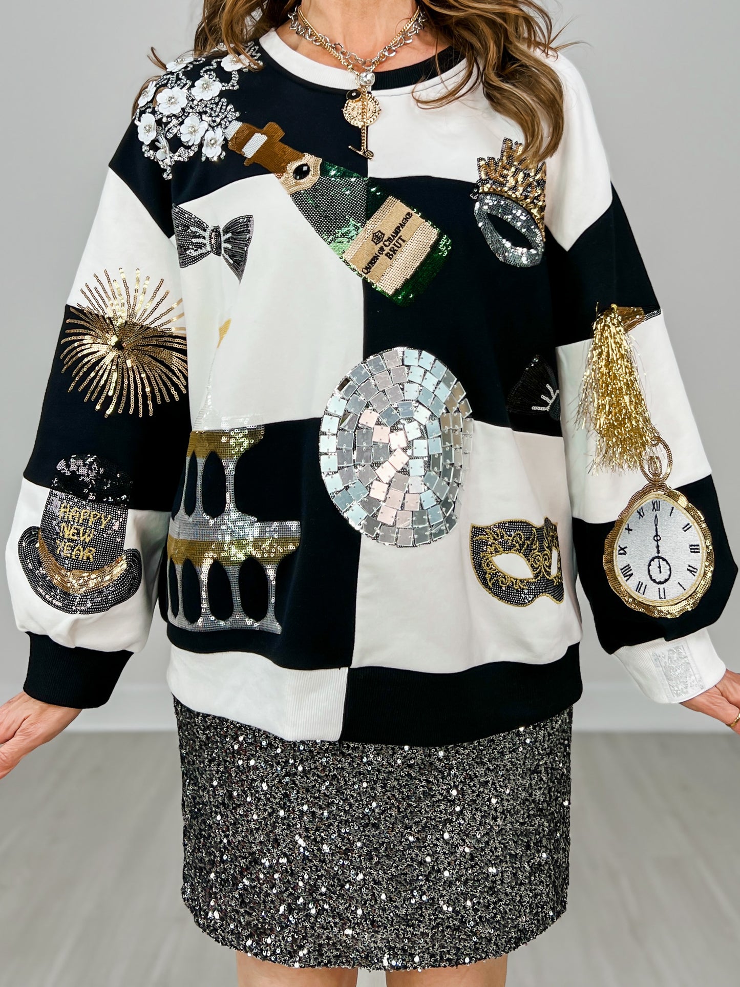 Queen Of Sparkles NYE Icon Sweatshirt