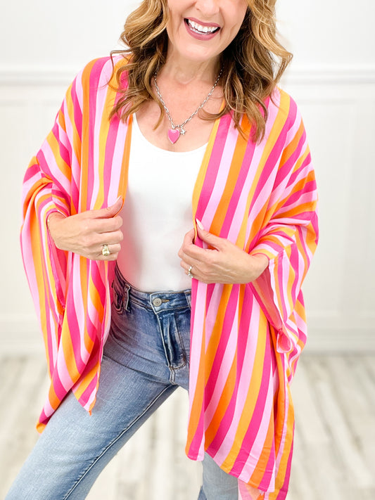 Striped Made Right Kimono