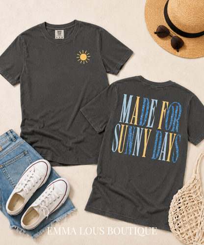 Made For Sunny Days Sparkles Graphic Tee