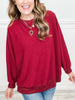 Long Sleeve Textured Top