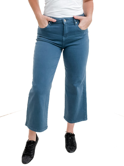 Special A Vintage Balsam High Rise Boot Cut Stretch Wide Leg