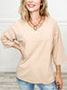 Long Sleeve V-Neck Top - SETB