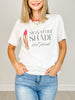 Signature Shades: Hot Pink Lipstick Graphic Tee