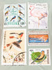 Vintage Bird Stamps Graphic Tee
