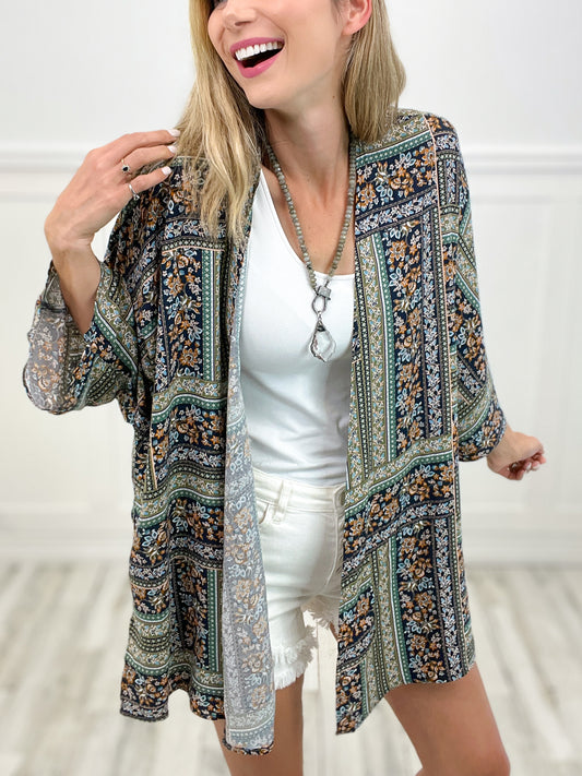 Floral Patchwork Kimono