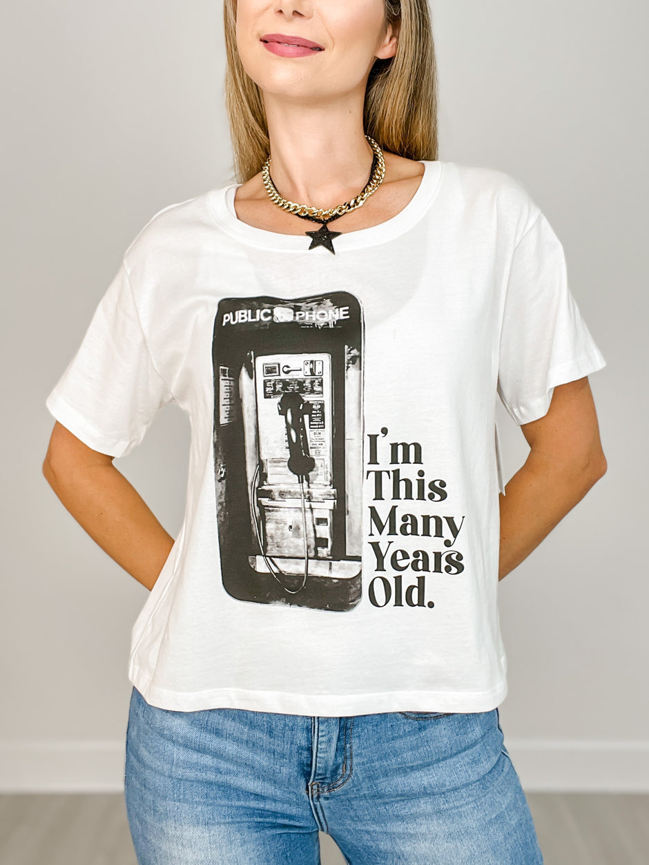 I'm This Many Years Old Graphic Tee