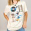 Vintage Music & Media Collage Graphic Tee