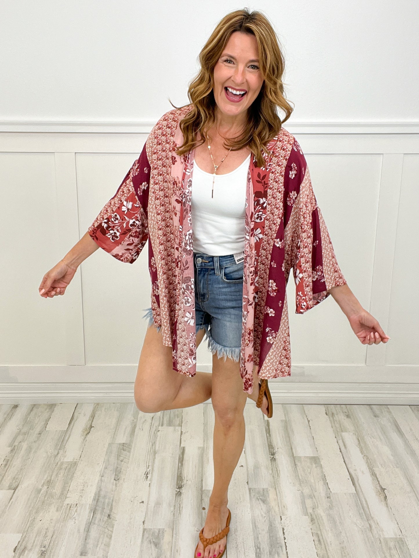 Summer Nights Floral Kimono