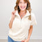 Luxeknit Half-Zip Short Sleeve Sweatshirt