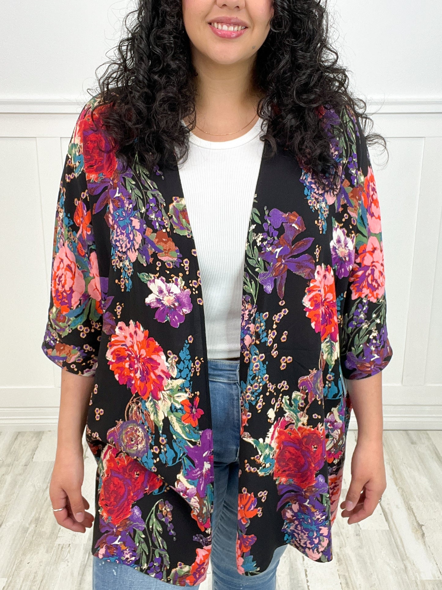 Keep Blooming Floral Kimono