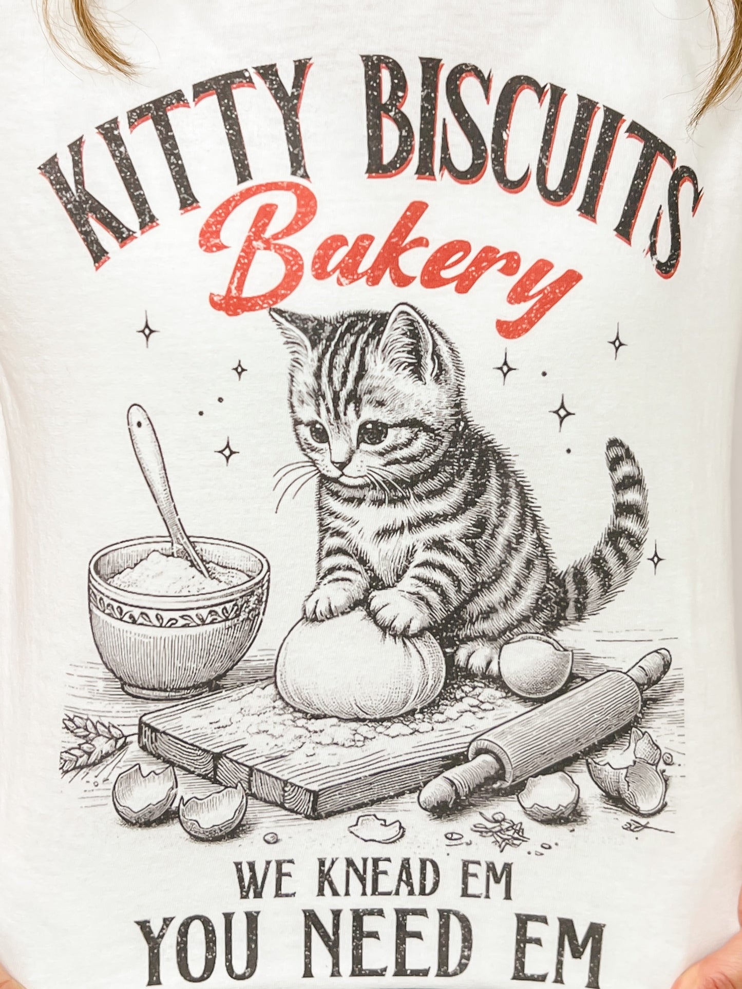 Kitty Biscuits Bakery Graphic Tee