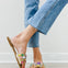 Pierre Dumas Empress-60 Crystal Slides in Pastel
