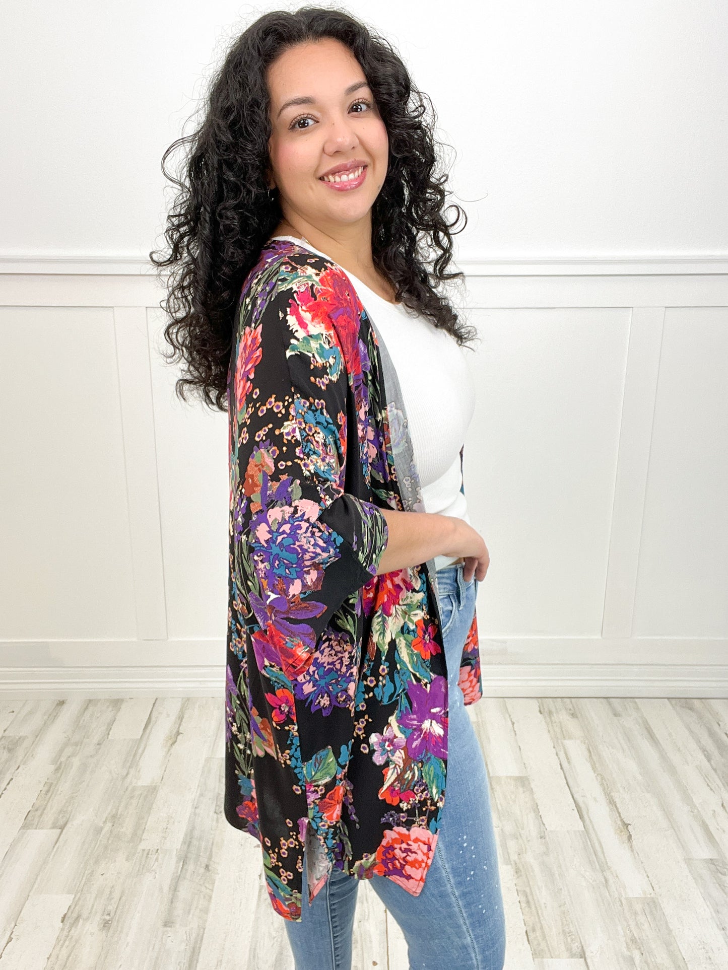 Keep Blooming Floral Kimono