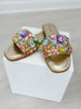 Pierre Dumas Empress-60 Crystal Slides in Pastel