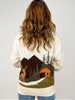 Camp Jacquard Toggle Button Knit Cardigan