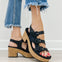 Pierre Dumas Mood-2 Wedges in Black