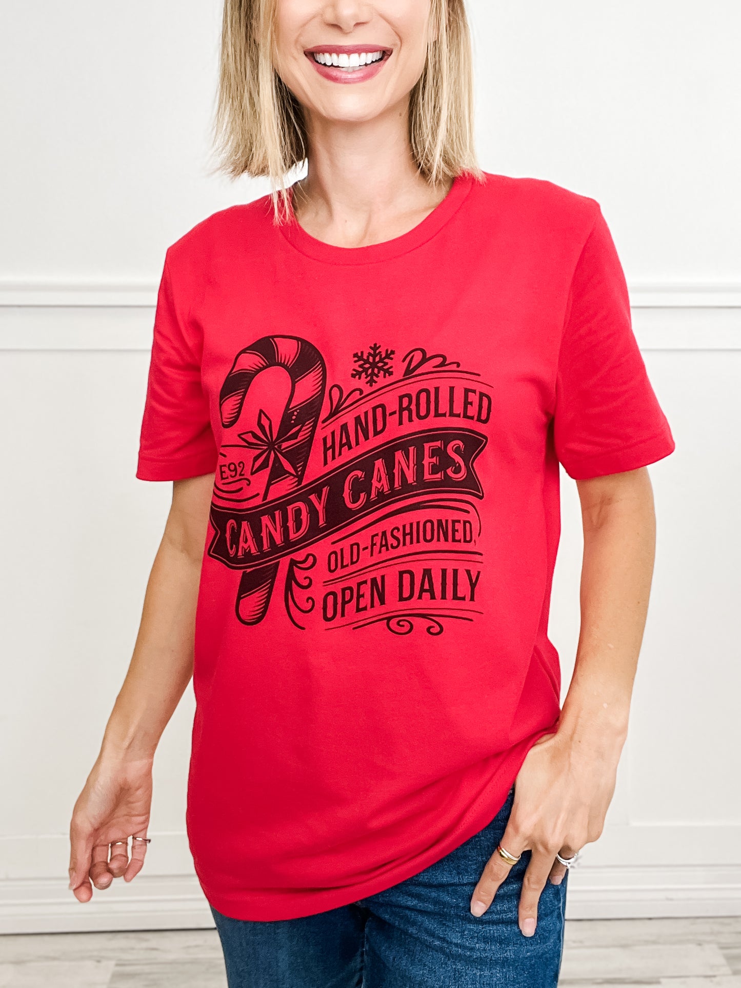 Hand Rolled Candy Canes Graphic Tee