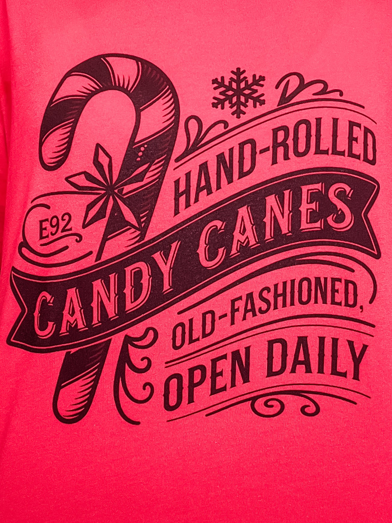 Hand Rolled Candy Canes Graphic Tee