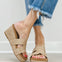 Pierre Dumas Vivian-1 Wedges in Taupe