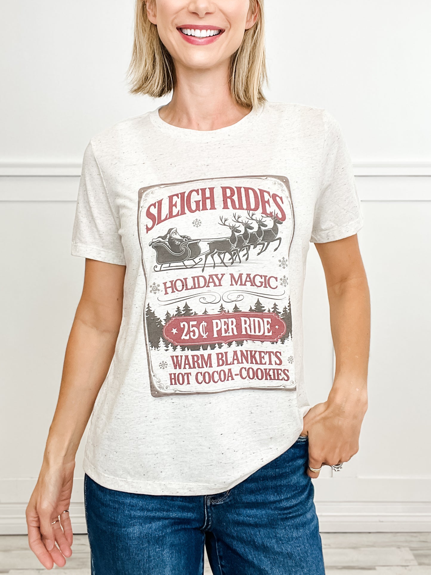 Holiday Magic Sleigh Rides Graphic Tee