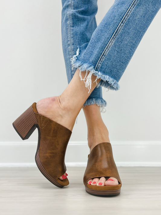 Pierre Dumas MORGEN-13 Block Heel Sandal in New Tan