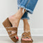 Pierre Dumas Vivian-7 Wedges in Cognac