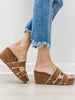 Pierre Dumas Vivian-7 Wedges in Cognac