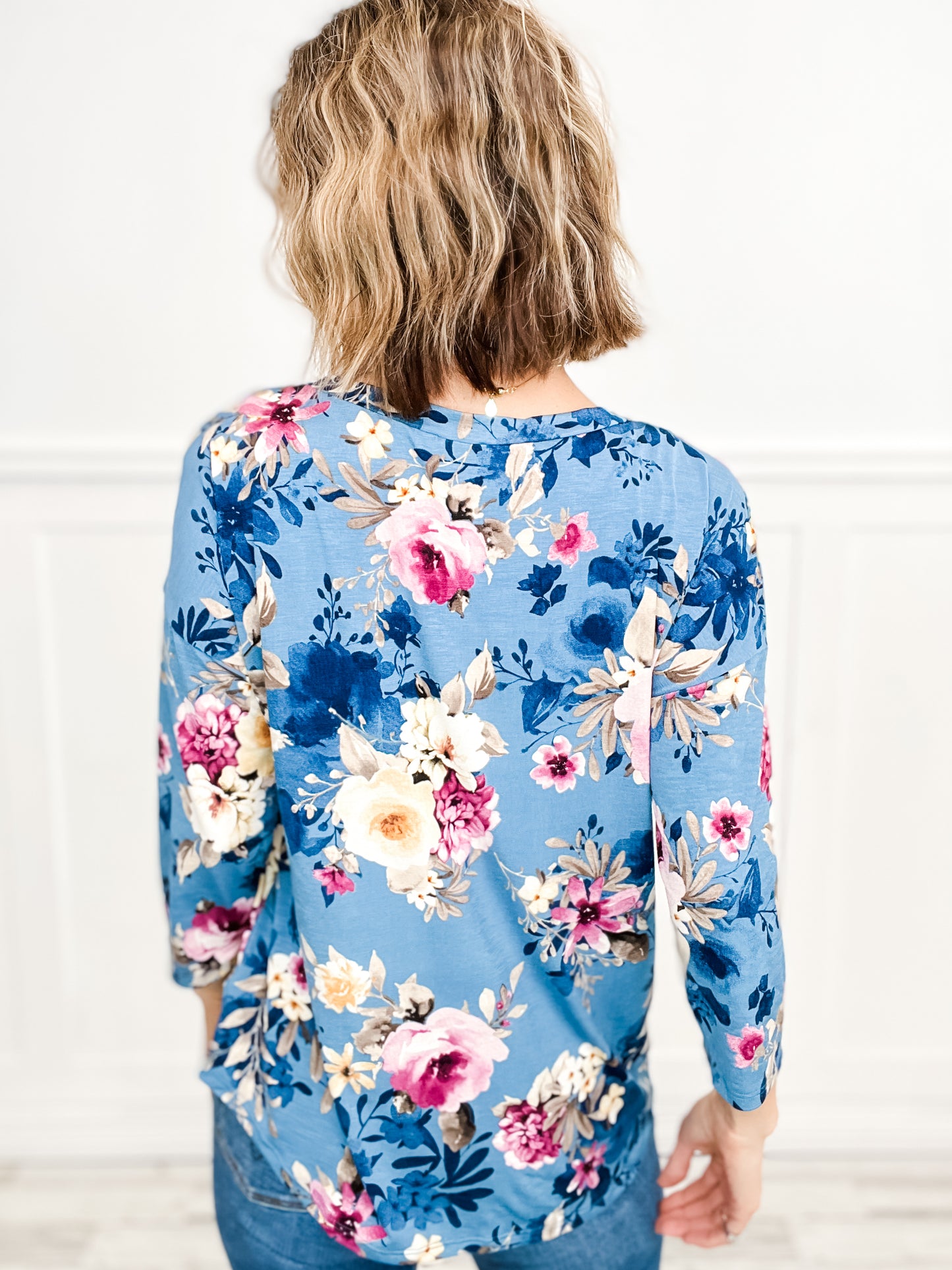 T2709-7 Floral Top