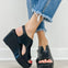 Pierre Dumas FLYNN-4 Wedges in Black
