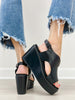 Pierre Dumas FLYNN-4 Wedges in Black
