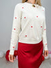 Heart Embroidery Sweater Top