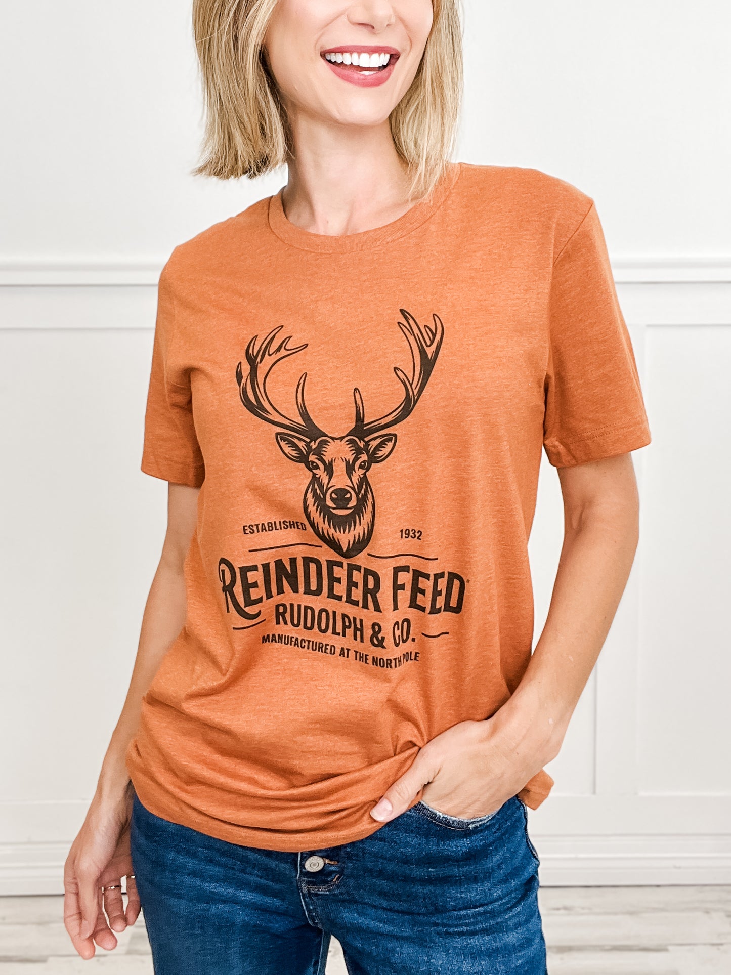 Reindeer Feed Graphic Tee