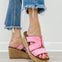 Pierre Dumas FLYNN-2 Wedges in Light Pink