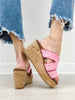Pierre Dumas FLYNN-2 Wedges in Light Pink