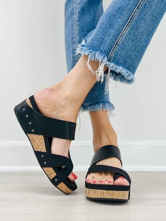Pierre Dumas Tricia-3 Sandals in Black