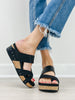 Pierre Dumas Tricia-3 Sandals in Black