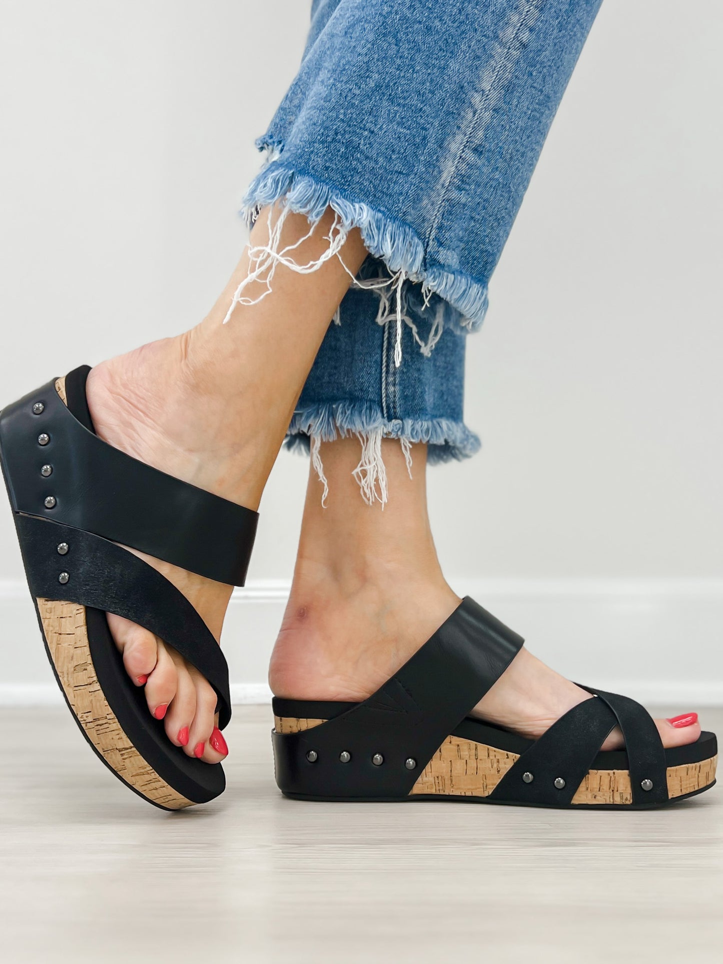 Pierre Dumas Tricia-3 Sandals in Black