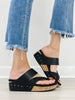 Pierre Dumas Tricia-3 Sandals in Black