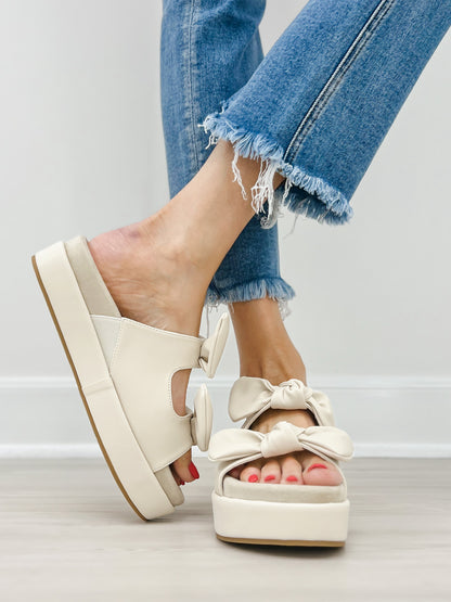 Pierre Dumas MIND-1 Double Bow Platform Sandals