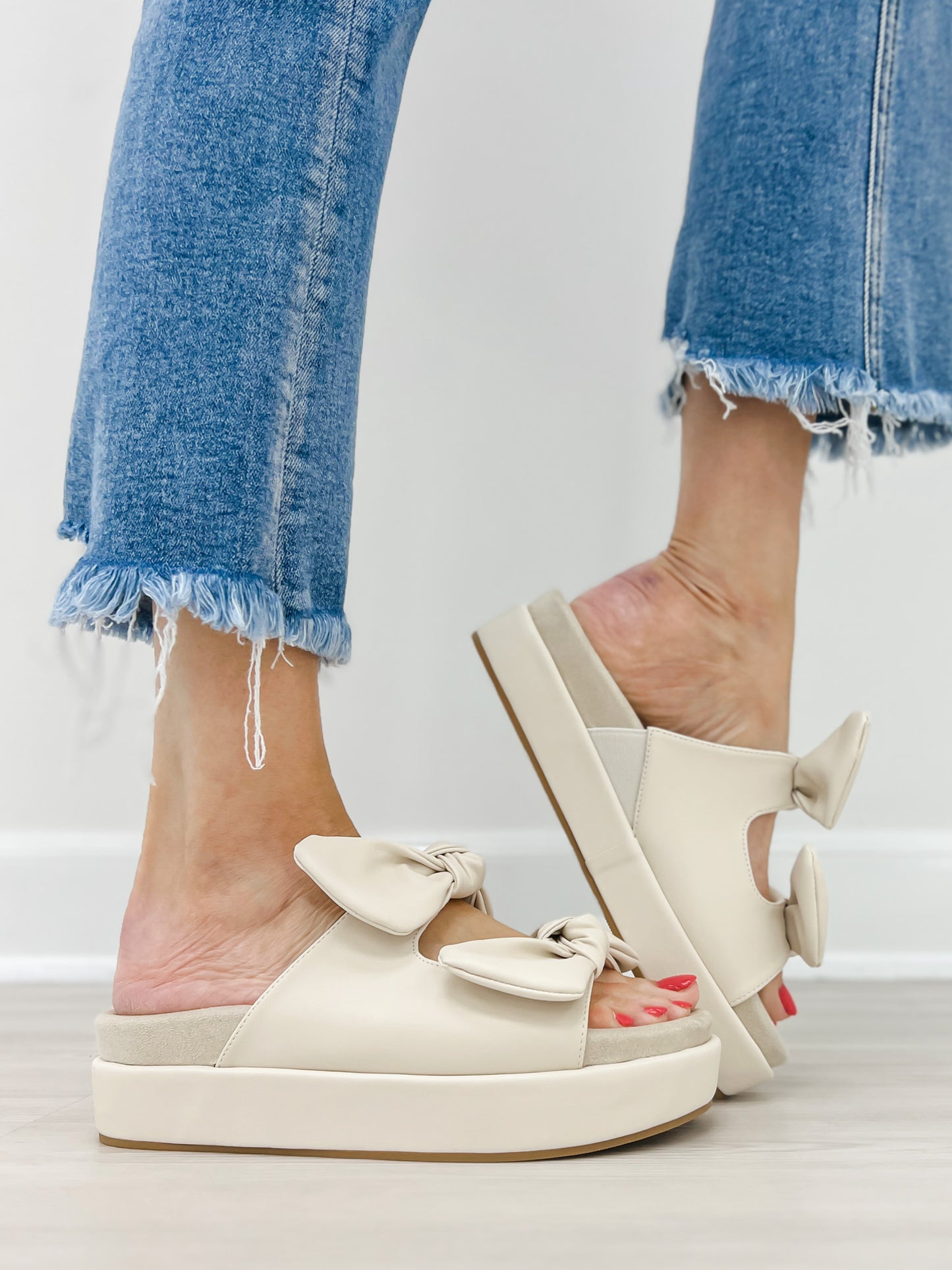Pierre Dumas MIND-1 Double Bow Platform Sandals