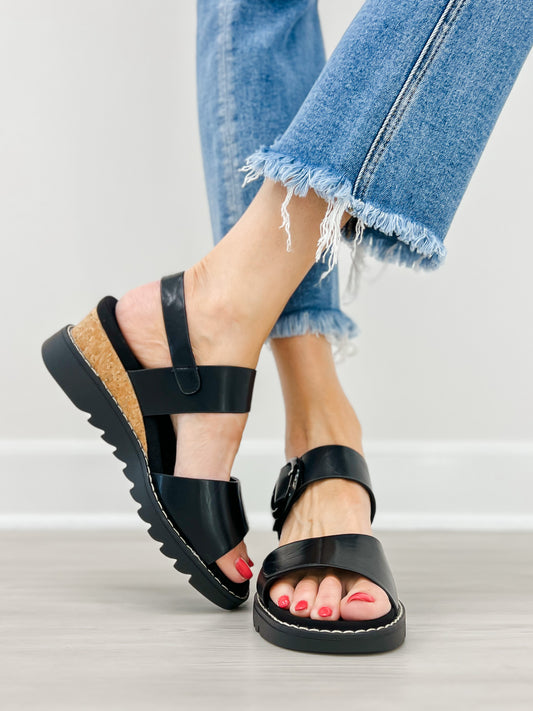 Pierre Dumas Expand-6 Sandals in Black