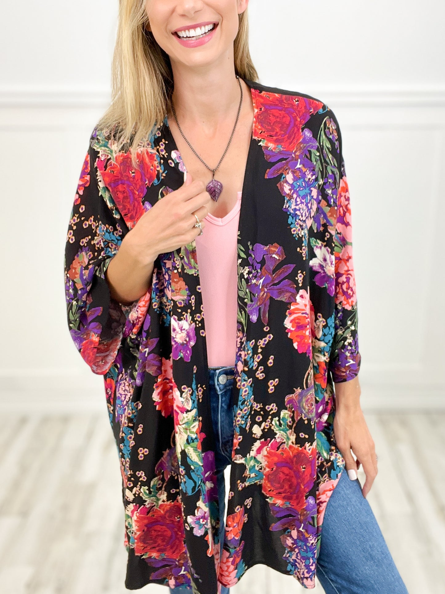 Keep Blooming Floral Kimono