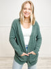 MELANGE OPEN FRONT SWEATER CARDIGAN