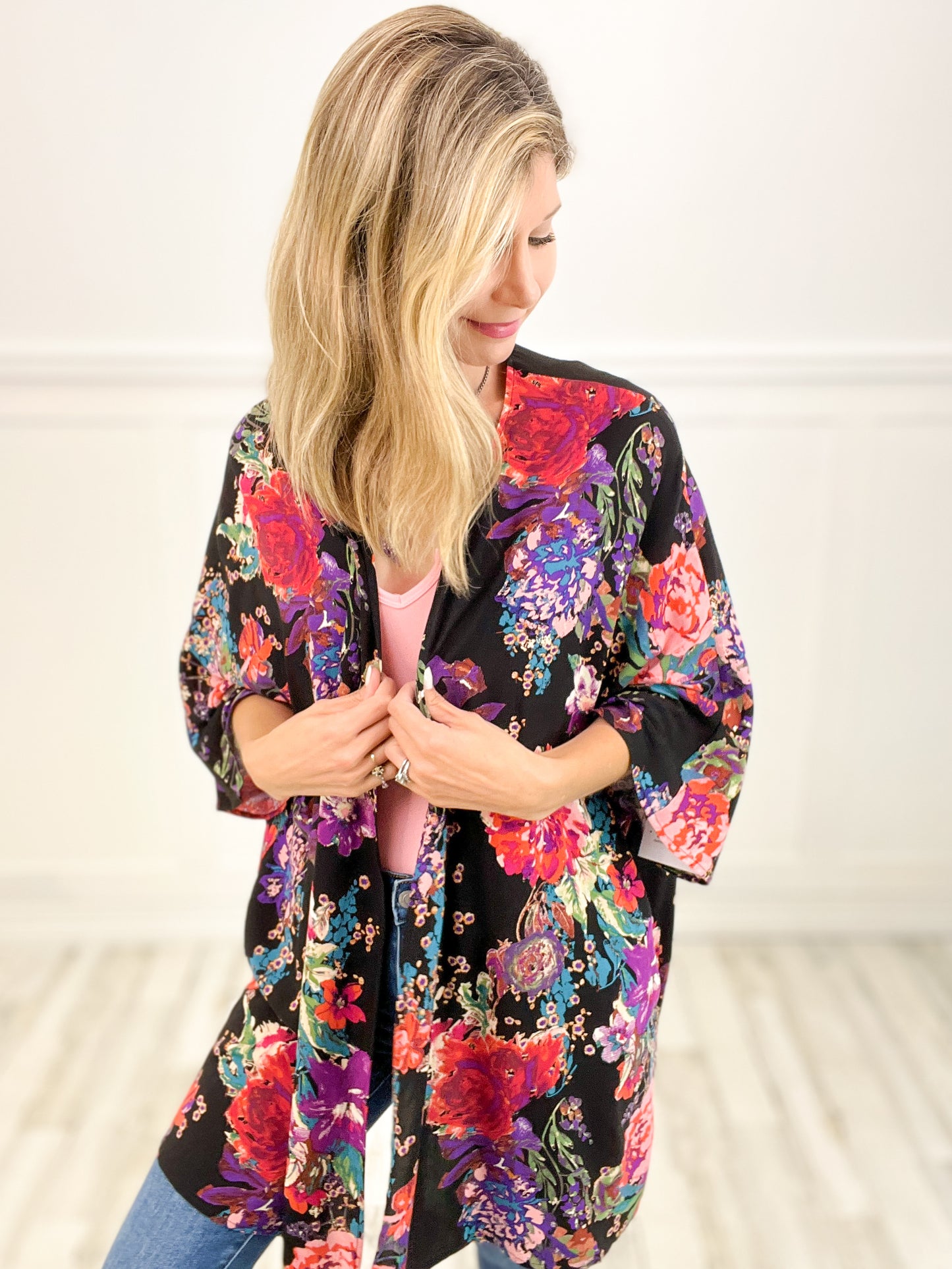 Keep Blooming Floral Kimono