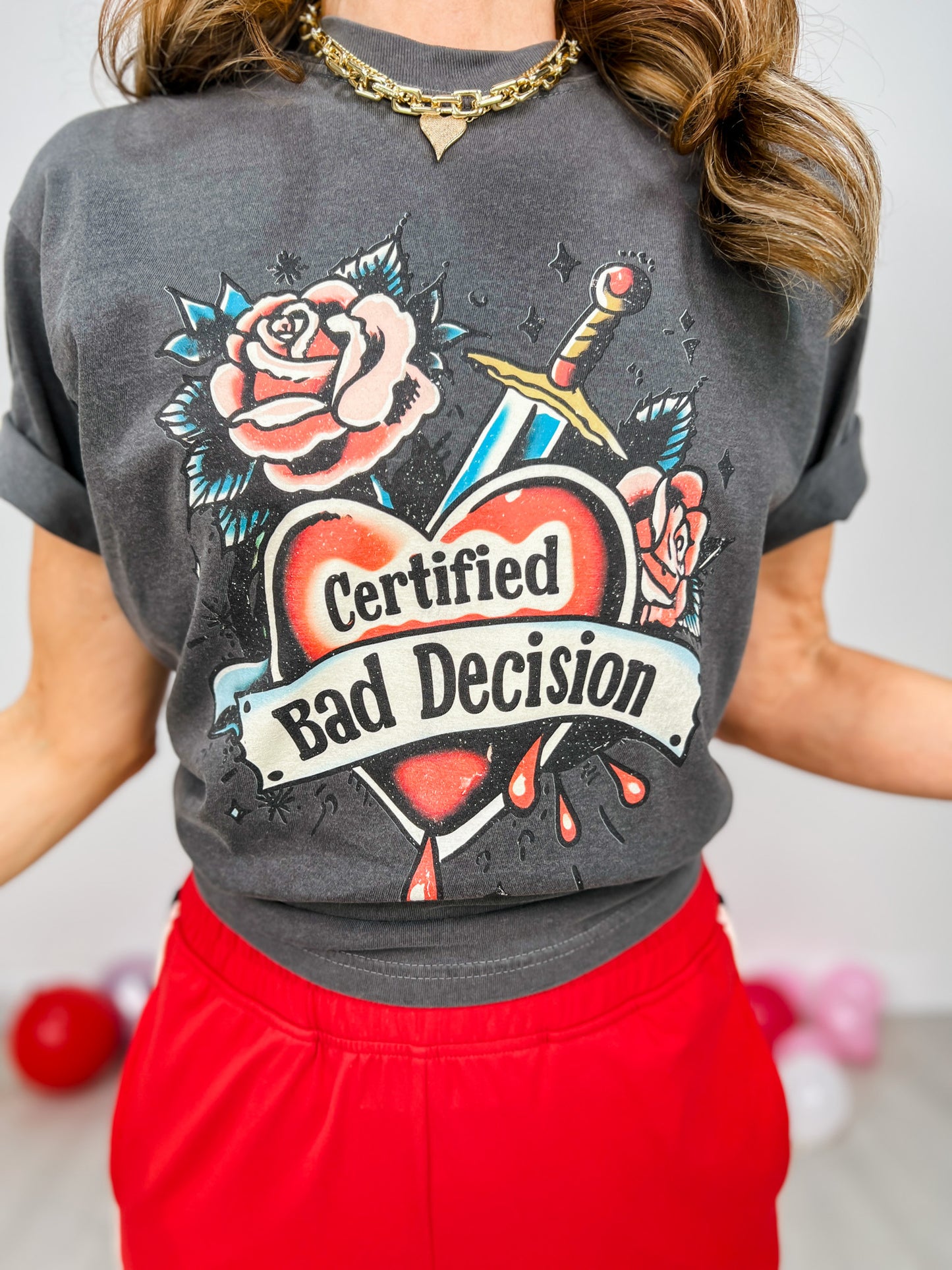 Certified Bad Decision Graphic Tee