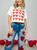 Hearts Gold Foil Graphic Tee