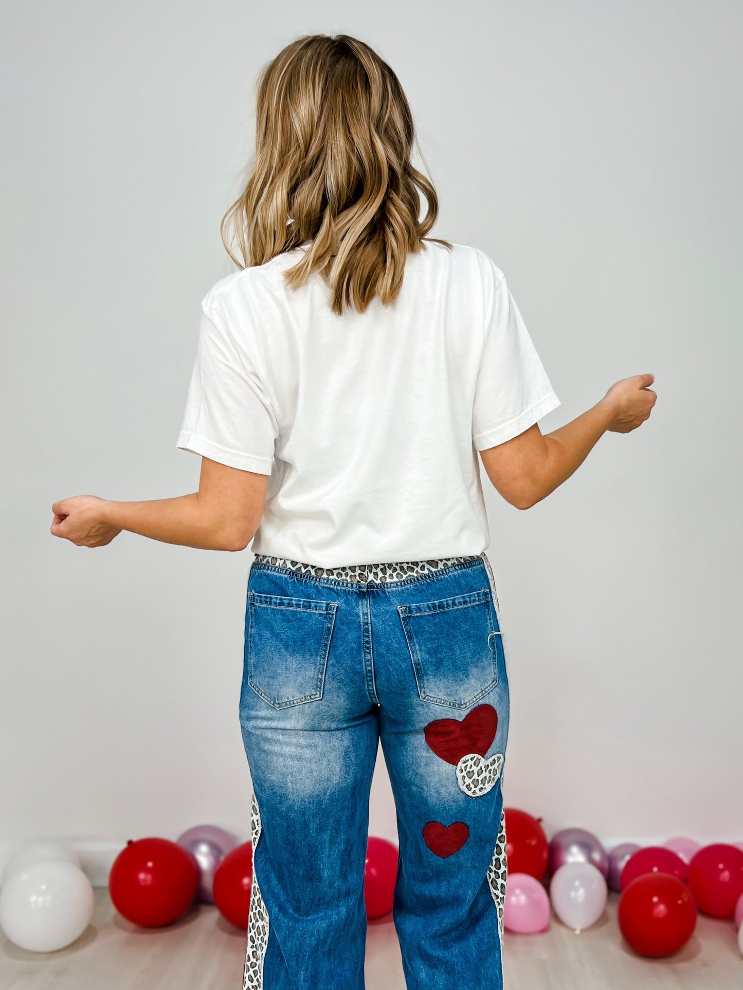 Hearts Gold Foil Graphic Tee